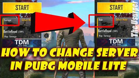 How To Change Pubg Mobile Lite Server Trick To Change Server To Asia