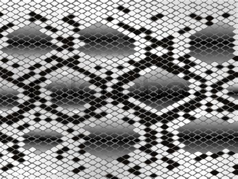 Snake Skin Pattern In Black And White Stock Vector Colourbox