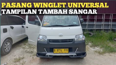 Pemasangan Winglet Universal Rubah Tampilan Makin Sangar Youtube