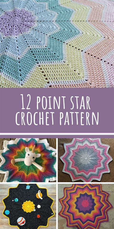 Point Star Crochet Blanket Gorgeous Free Pattern Crochet Star