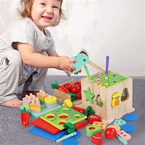 Plusyard Montessori Toys For Year Old Boy Girl Play Kit Includes