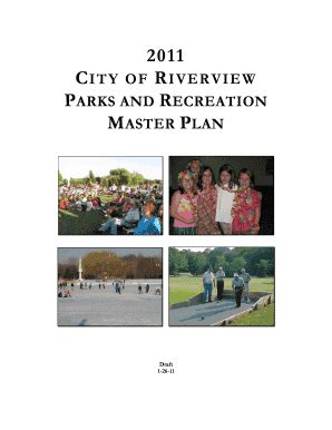 Fillable Online City Of Riverview Parks And Recreation Master Plan