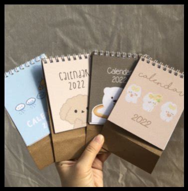 Jual Jual Kalender Calendar Meja Mini Aesthetic Bibliocraft Lucu