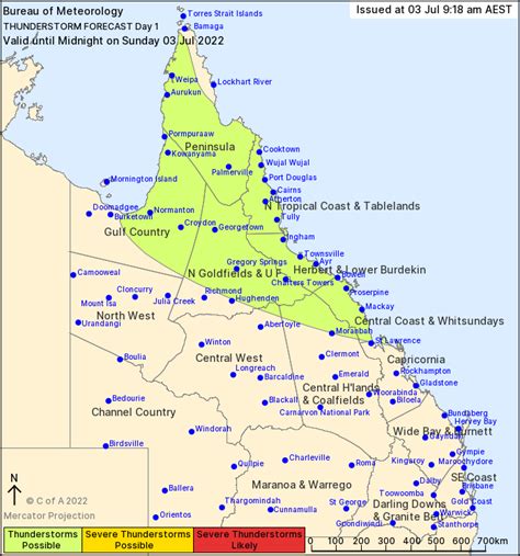 Bureau Of Meteorology Queensland On Twitter Chance Of