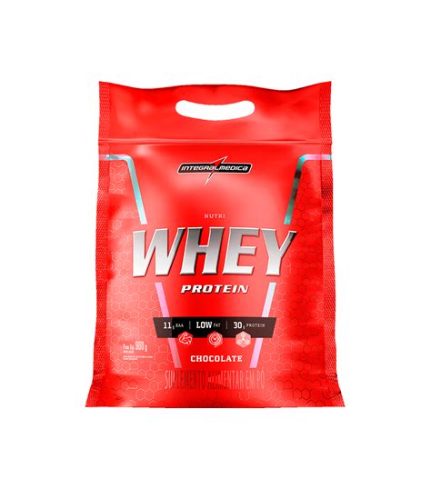 Refil Nutri Whey Protein 900g Integralmedica SupleSaúde