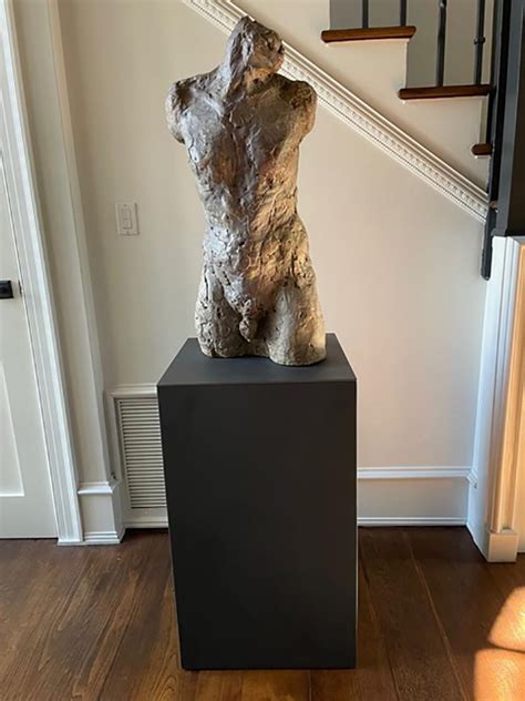 Bronze And Plaster Nude Male Sculpture For Sale At Stdibs