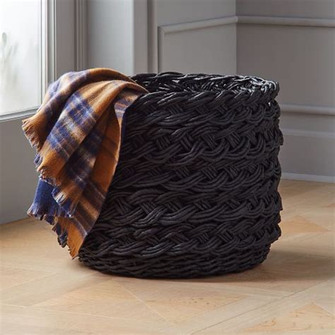 Storage Baskets Metal Rope Jute And More CB2 Storage Baskets