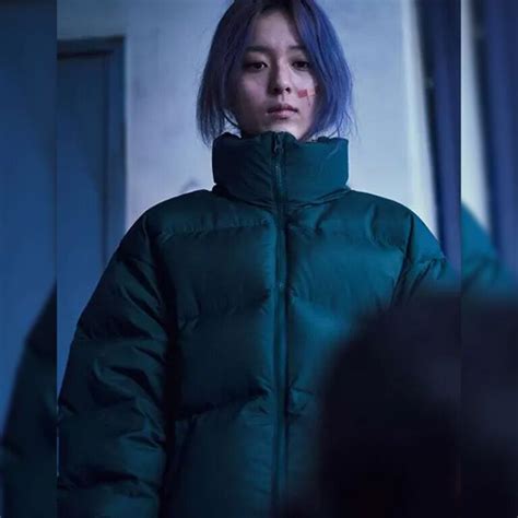 Concrete Utopia Hye Won Green Puffer Jacket Jacket Spark