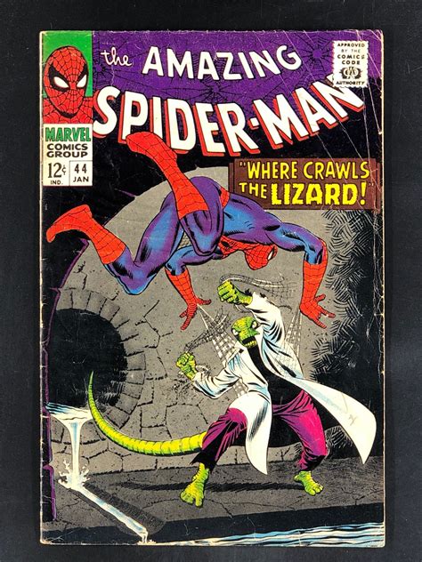 The Amazing Spider-Man #44 (1967) GD+ 2nd Appearance of the Lizard ...