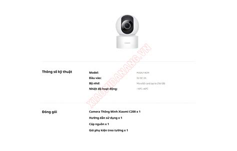 Camera Ip Wifi Giám Sát Xiaomi Mi Smart C200 MJSXJ14CM