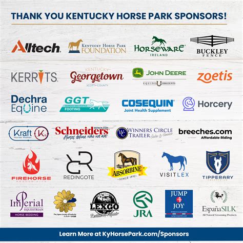 Kentucky Horse Park Welcomes New Sponsors - Kentucky Horse Park