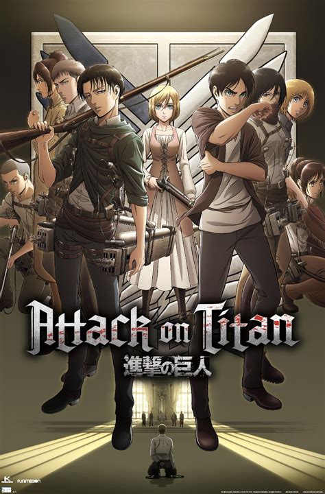 Attack on Titan: Season 3 - Group Wall Poster, 22.375" x 34" - Walmart.com