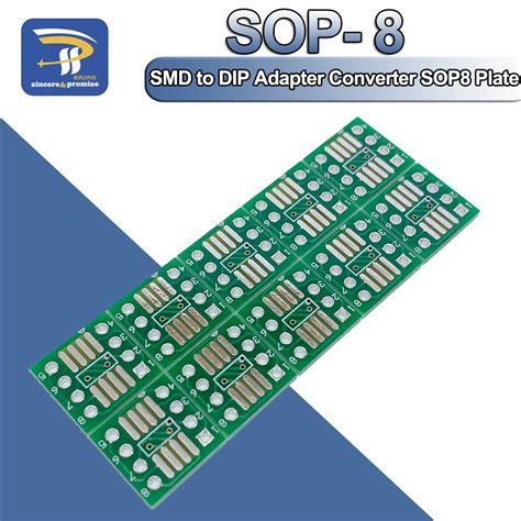 Adaptador SOP8 De 10 Piezas Para DIP8 SMD A DIP IC Toma SOP8 TSSOP8