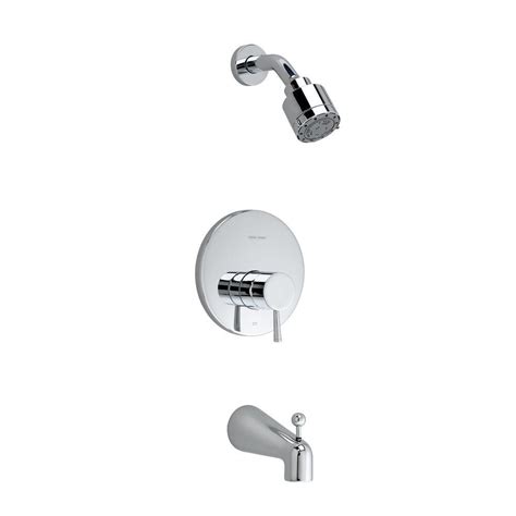 American Standard Serin Single Handle 3 Spray Tub And Shower Faucet In