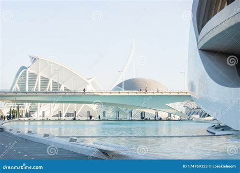 Modern Architecture In The City Of Arts And Sciences In Valencia Spain