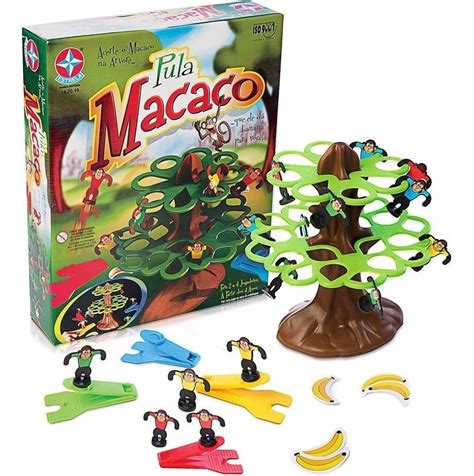 Jogo Pula Macaco Original Estrela Brinquedos R Em Mercado Livre