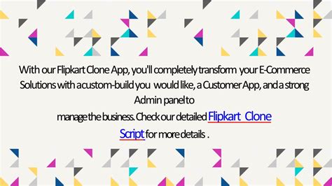 Ppt Best Readymade Flipkart Clone Script Scriptstore In Powerpoint