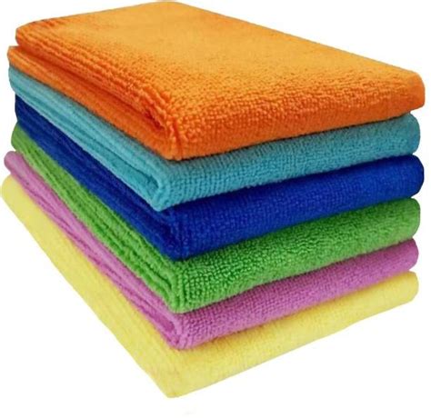 Multicolor Microfiber Cloth Quantity Per Pack Single Size At