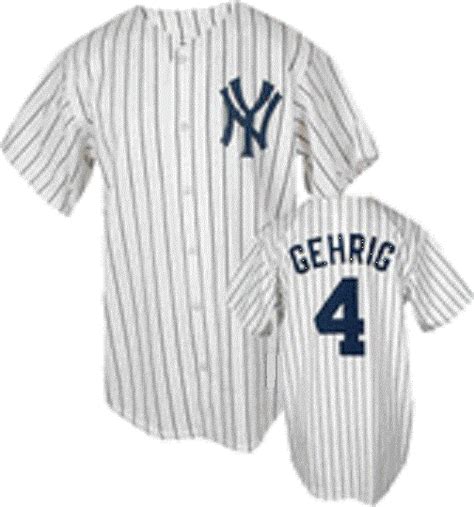 Lou Gehrig New York Yankees Home Throwback Jersey – Best Sports Jerseys