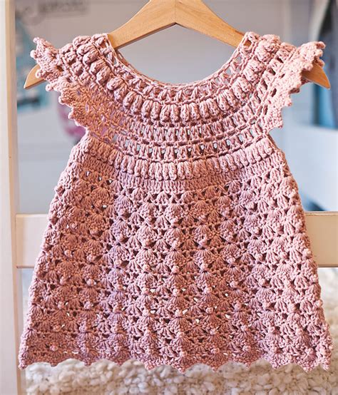 Ravelry Like A Pink Cloud Dress Pattern By Mon Petit Violon