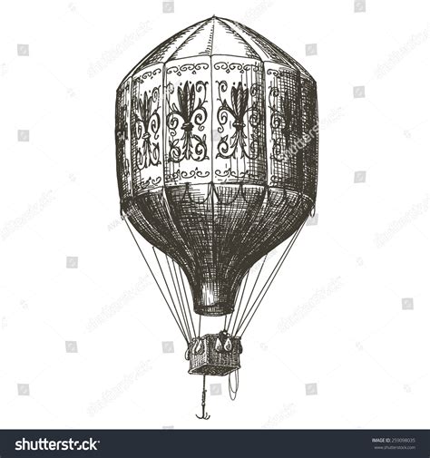 Hot Air Balloon Vector Logo Design Stock Vector Royalty Free Shutterstock