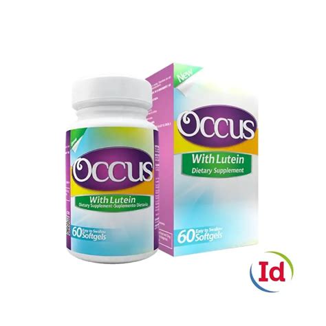 Occus Lutein Eyes Vitamin Complex Softgels Interdrogas