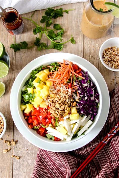 Thai Salad With Peanut Coconut Dressing Artofit