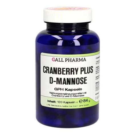 Cranberry Plus D Mannose Gph Kapseln St Bei Aponeo Kaufen