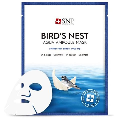 Snp Maska Za Lice Za Duboku Hidrataciju I Za Titu Ko E Bird S Nest Aqua