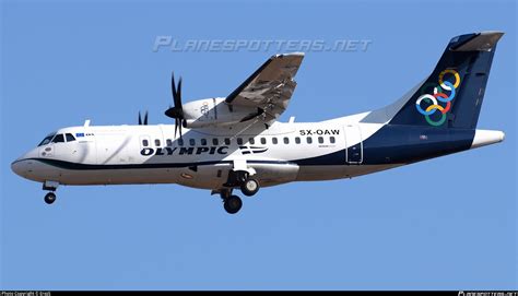 SX OAW Olympic Air ATR 42 600 42 500 Photo By ErezS ID 1093145