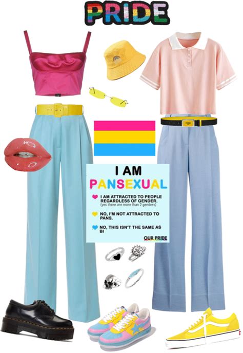 Pansexual Pride Outfit ShopLook Lgbtq Outfit Lgbt Clothes Pride