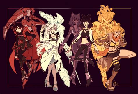 vvisti: Team RWBY, but they’re stand users and... - friend