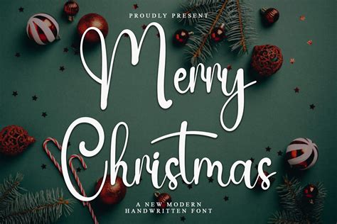 Merry Christmas Font by K_IN Studio · Creative Fabrica