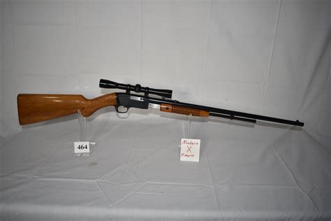 Lot X Browning Model Trombone 22 Lr Pump Action Rifle