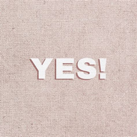 Yes shadow word art typography | free image by rawpixel.com / Hein | Word art typography, Cool ...