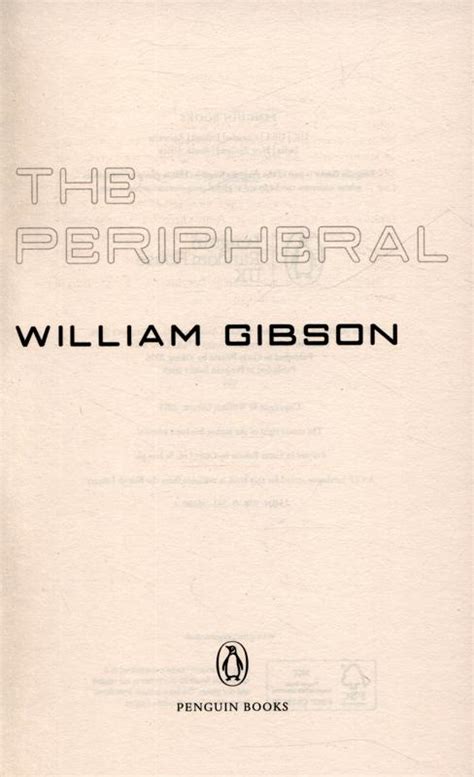 The Peripheral : William Gibson : 9780241961001 : Blackwell's