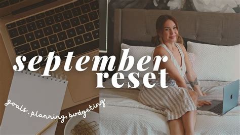 September Monthly Reset Routine Setting Goals Budgeting Planning