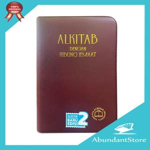 Jual ASLI ALKITAB DAN KIDUNG JEMAAT UKURAN BESAR TB2 064 TI BL KJ