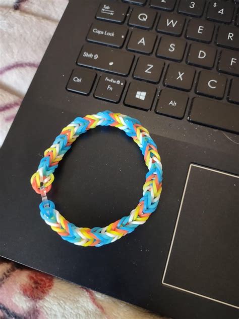 An Aro Ace Bracelet I Made Sunset Flag R Aromanticasexual