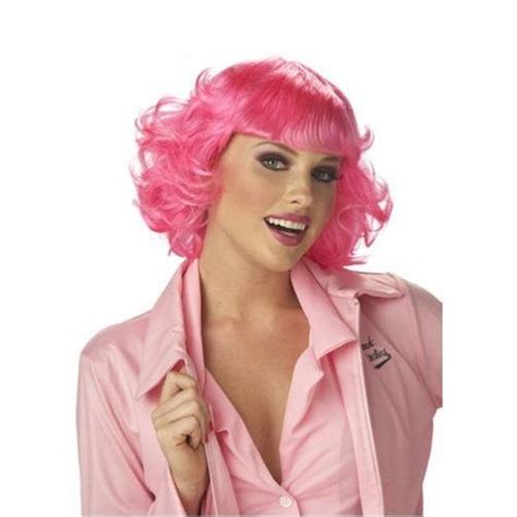 Grease Frenchie Pink Costume Wig Clothing Costume Wigs Wigs Pink Wig