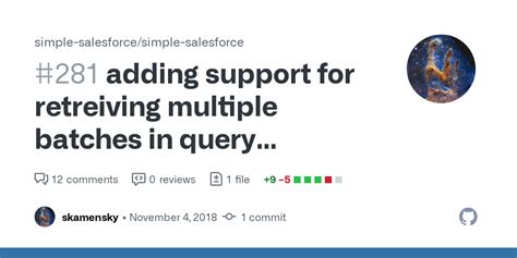 Adding Support For Retreiving Multiple Batches In Query Operation By Skamensky · Pull Request