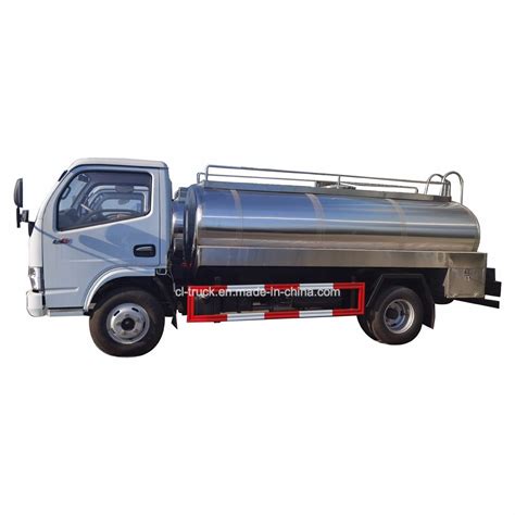 I Suzu HOWO Dongfeng 4X2 5000liters 4000liters 3000liters Stainless