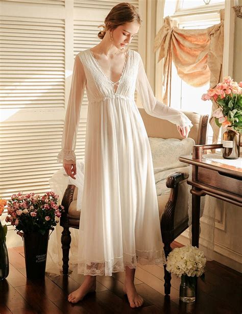 Cotton Nightgown Handmade Victorian Nightgown See Through Etsy