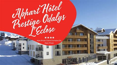 Appart H Tel Prestige Odalys L Eclose Alpe D Huez France Youtube