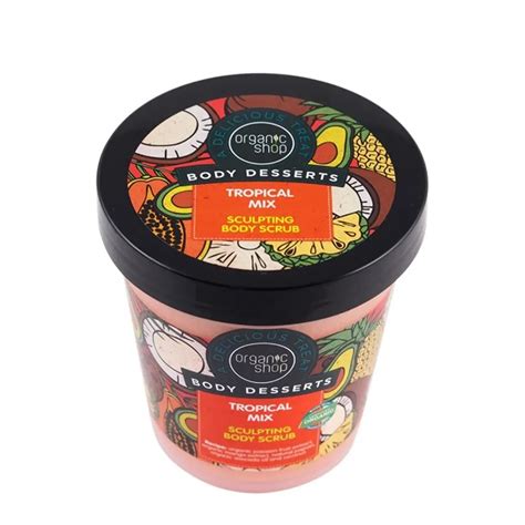 Tẩy Tế Bào Chết Dưỡng Thể Organic Shop Body Desserts Tropical Mix 450G