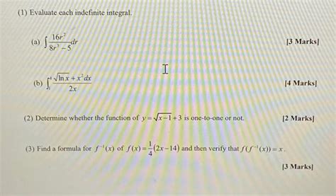 Solved 1 Evaluate Each Indefinite Integral A 16r2 8r Chegg