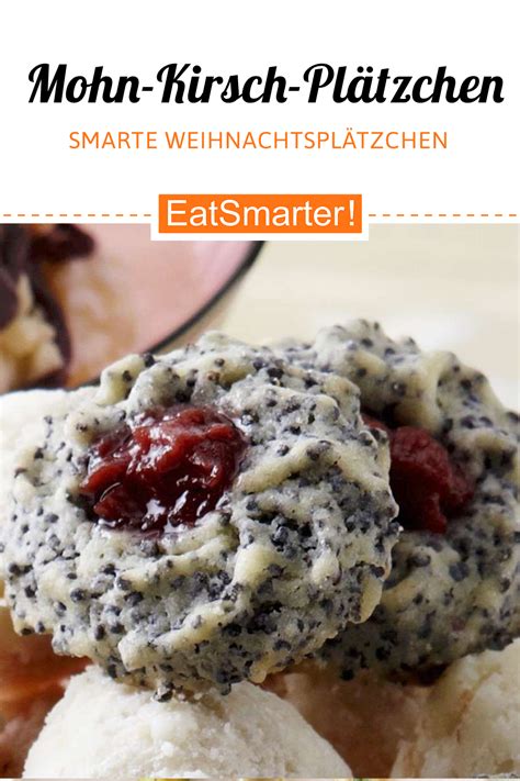 Mohn Kirsch Pl Tzchen Rezept Eat Smarter