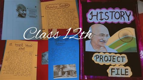 History Project Class 12 Global Legacy Of Gandhian Ideas Youtube