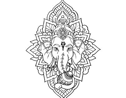 Ganesha Tattoo Projects :: Photos, videos, logos, illustrations and ...