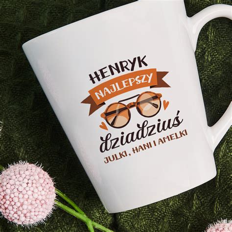 Najlepszy dziadziuś kubek personalizowany MyGiftDna pl